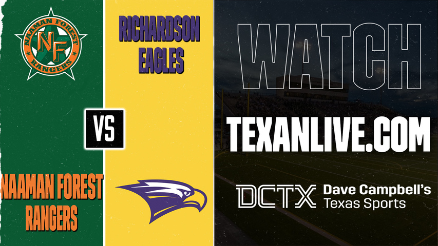 Naaman Forest vs Richardson – 7:00 PM – 09/03/2026 – Football – Live from Eagle Mustang Stadium