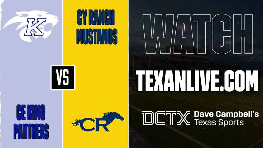 CE King vs Cy Ranch – 7:00 PM – 09/04/2026 – Football – Live from CFFCU Stadium