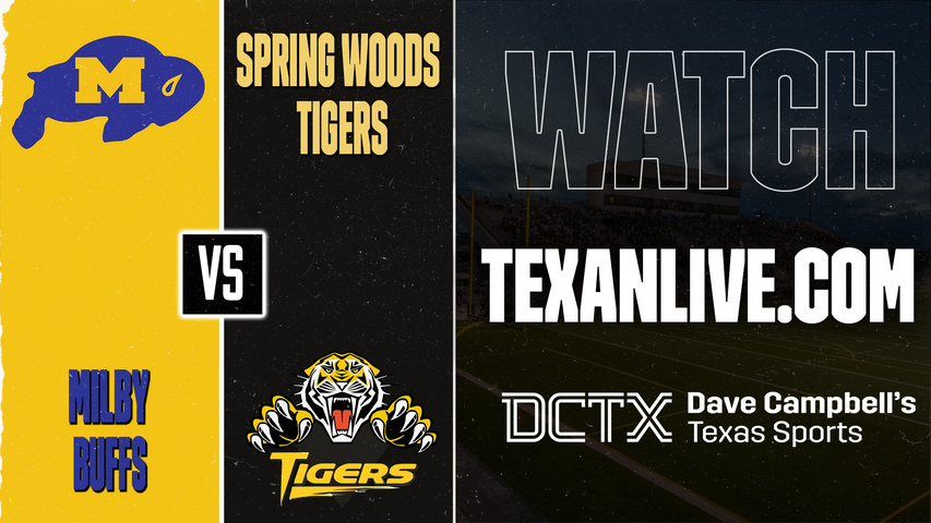 Houston Milby vs Spring Woods – 7:00 PM – 09/04/2026 – Football – Live from Tully Stadium
