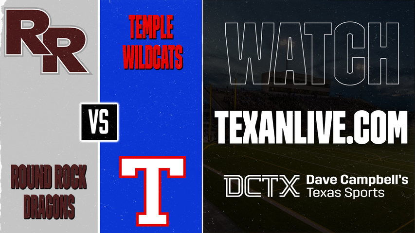 Round Rock vs Temple – 7:30 PM – 09/04/2026 – Football – Live from Wildcat Stadium