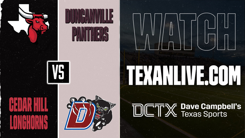 Cedar Hill vs Duncanville – 7:00 PM – 09/04/2026 – Football – Live from Panther Stadium
