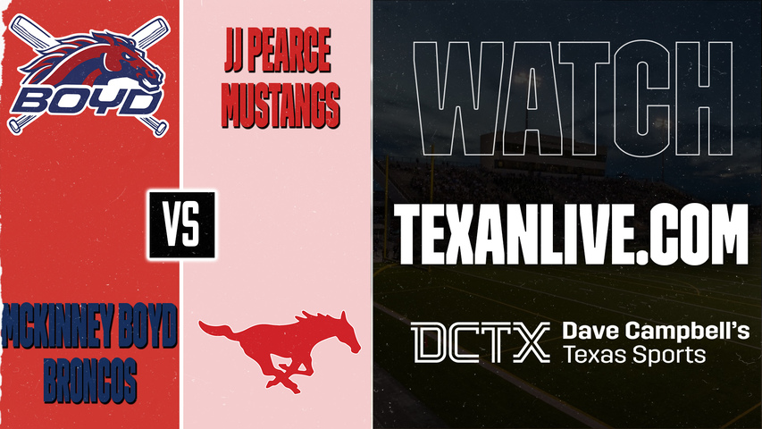 McKinney Boyd vs JJ Pearce – 7:00 PM – 09/04/2026 – Football – Live from Eagle Mustang Stadium