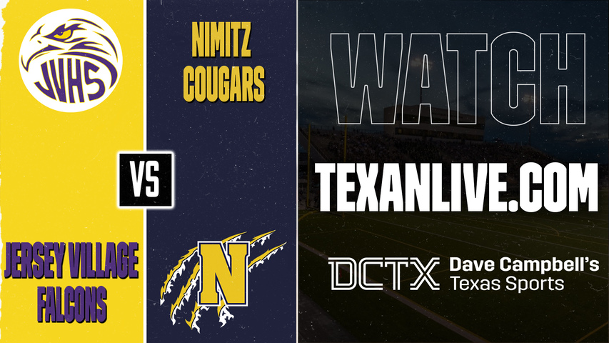 Jersey Village vs Aldine Nimitz – 6:00 PM – 09/05/2026 – Football – Live from Thorne Stadium