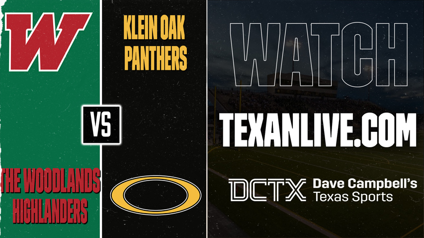 The Woodlands vs Klein Oak – 6:00 PM – 09/05/2026 – Football – Live from Klein Memorial Stadium