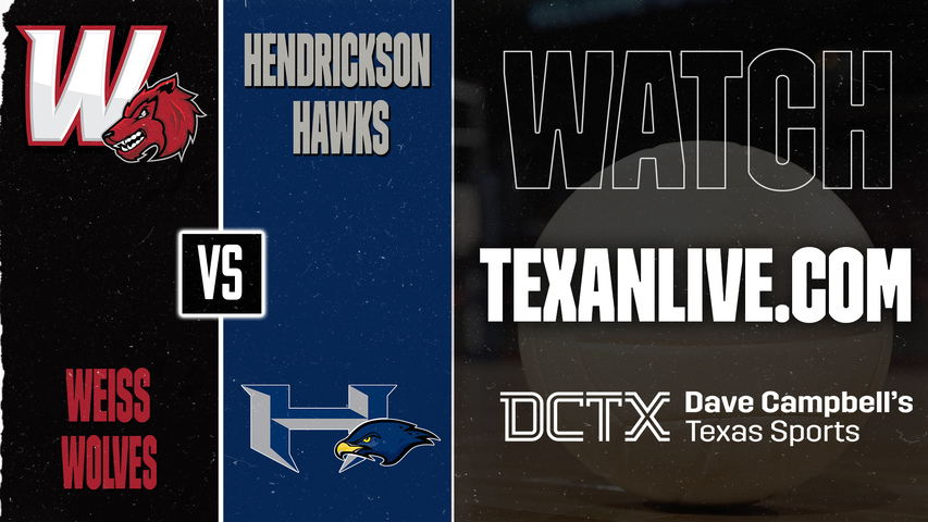 Weiss vs Hendrickson – 6:30 PM – 09/08/2026 – Volleyball – Live from Hendrickson
