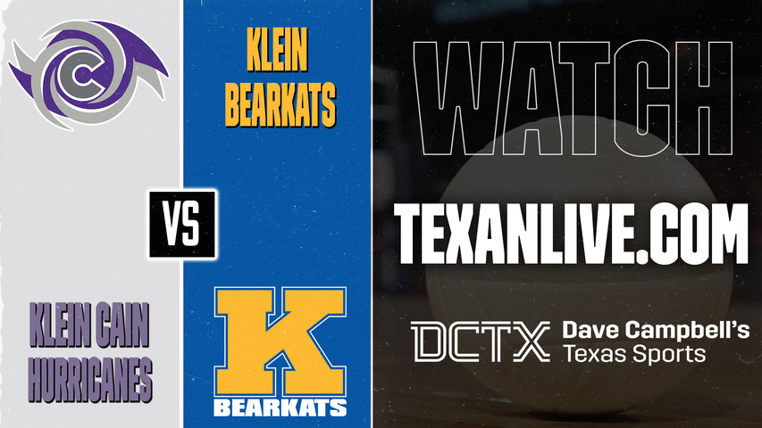 Klein Cain vs Klein – 5:30 PM – 09/08/2026 – Volleyball – Live from Klein High School