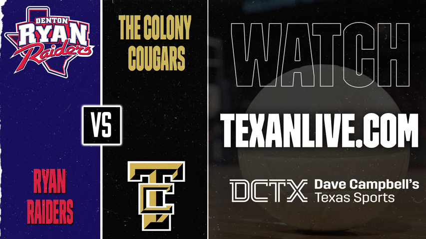 Denton Ryan vs The Colony – 6:30 PM – 09/08/2026 – Volleyball – Live from The Colony High School