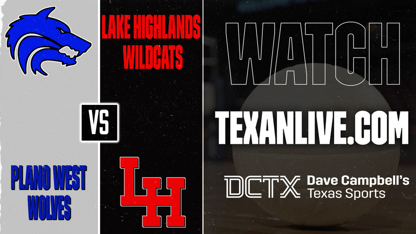 Plano West vs Lake Highlands – 6:30 PM – 09/08/2026 – Volleyball – Live from Lake Highlands High School