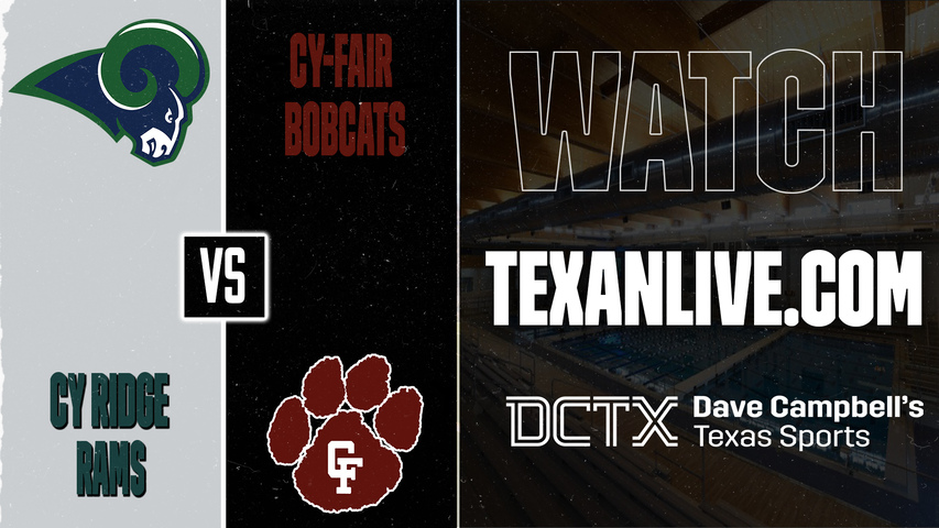 Cy Ridge vs Cy-Fair – 6:00 PM – 09/09/2026 – Girls/Boys Water Polo – Live from CFISD Natatorium (W)