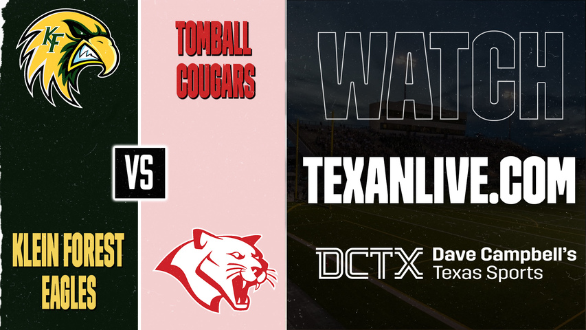 Klein Forest vs Tomball – 7:00 PM – 09/11/2026 – Football – Live from Tomball ISD Stadium