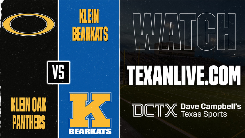 Klein Oak vs Klein – 7:00 PM – 09/11/2026 – Football – Live from Klein Memorial Stadium