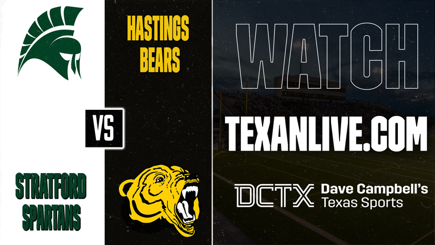Stratford vs Alief Hastings – 7:00 PM – 09/11/2026 – Football – Live from Crump Stadium