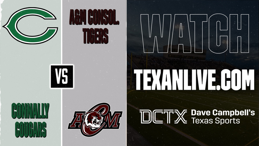 Connally vs A&M Consolidated – 7:00 PM – 09/11/2026 – Football – Live from The Pfield
