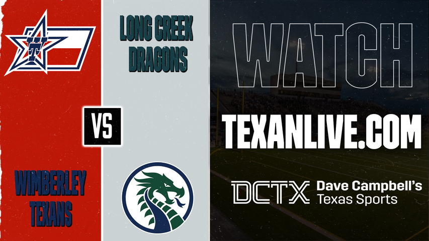 Wimberley vs Long Creek – 7:30 PM – 09/11/2026 – Football – Live from Dragon Stadium