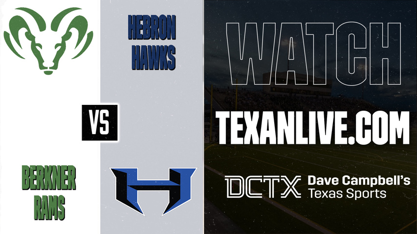 Berkner vs Hebron – 7:00 PM – 09/11/2026 – Football – Live from Brazil Stadium