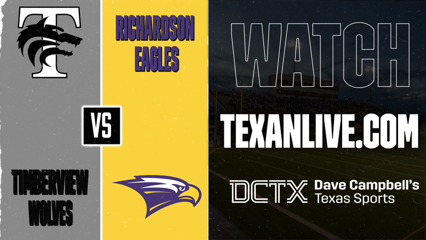 Mansfield Timberview vs Richardson – 7:00 PM – 09/11/2026 – Football – Live from Eagle Mustang Stadium
