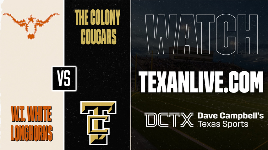 WT White vs The Colony – 7:00 PM – 09/11/2026 – Football – Live from Tommy Briggs Stadium