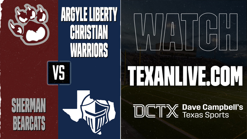 Sherman vs Argyle Liberty Christian – 7:00 PM – 09/11/2026 – Football – Live from Warrior Stadium