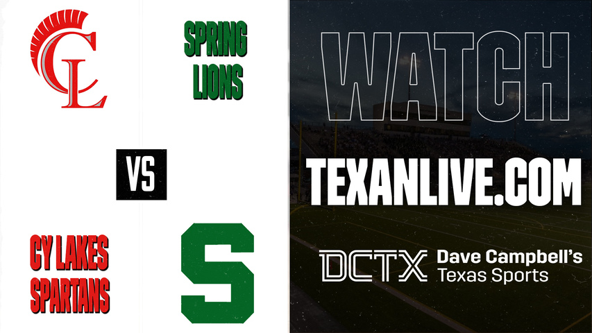 Cy Lakes vs Spring – 7:00 PM – 09/12/2026 – Football – Live from Planet Ford Stadium