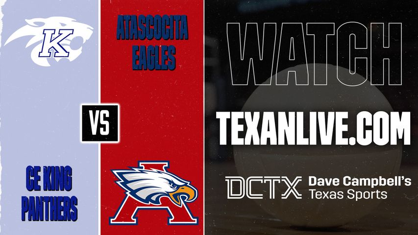 CE King vs Atascocita – 6:30 PM – 09/15/2026 – Volleyball – Live from Atascocita High School