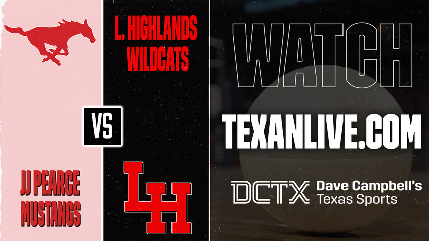 JJ Pearce vs Lake Highlands – 6:30 PM – 09/15/2026 – Volleyball – Live from Lake Highlands High School