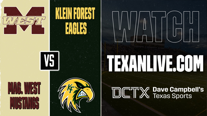 Magnolia West vs Klein Forest – 7:00 PM – 09/17/2026 – Football – Live from Klein Memorial Stadium