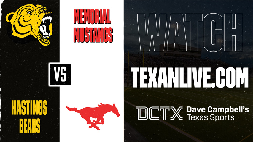 Alief Hastings vs Memorial – 6:30 PM – 09/17/2026 – Football – Live from Tully Stadium