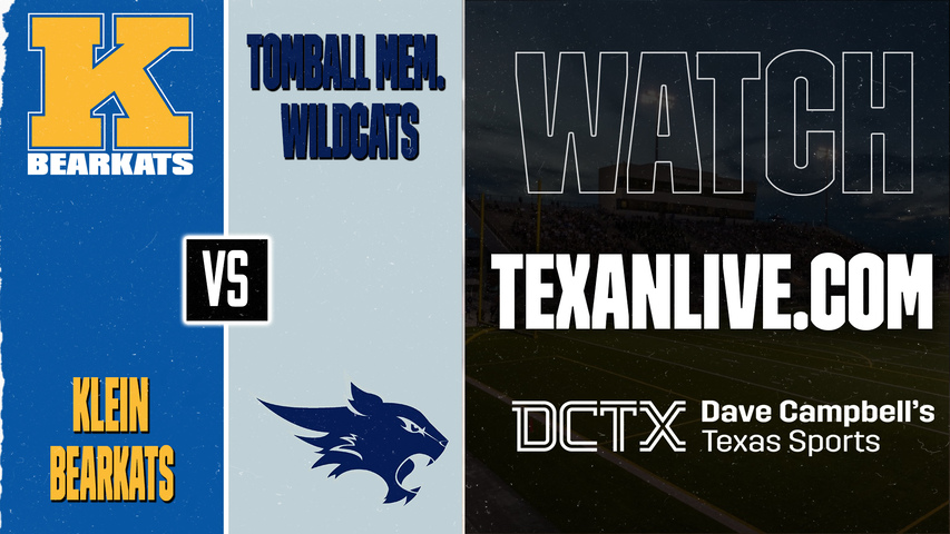 Klein vs Tomball Memorial – 7:00 PM – 09/18/2026 – Football – Live from Tomball ISD Stadium