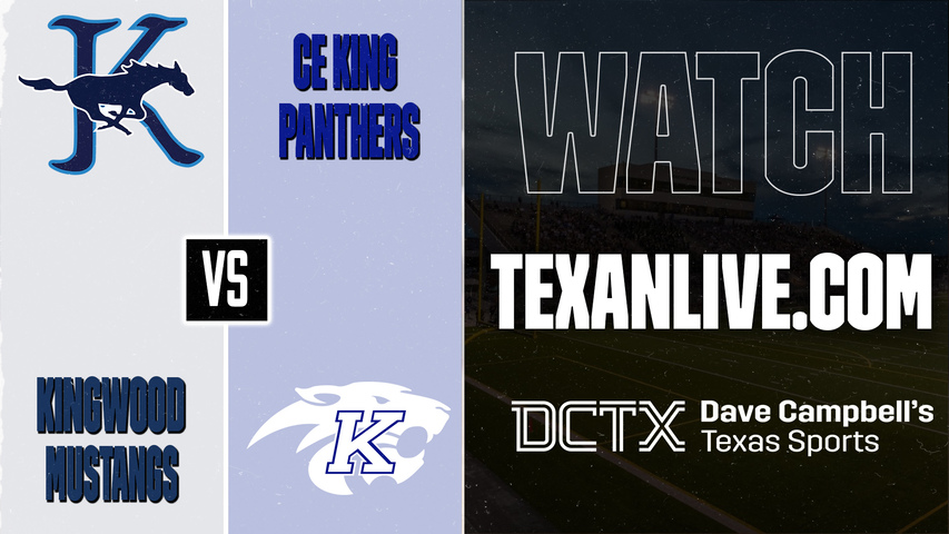 Kingwood vs CE King – 7:00 PM – 09/18/2026 – Football – Live from Sheldon ISD Panther Stadium
