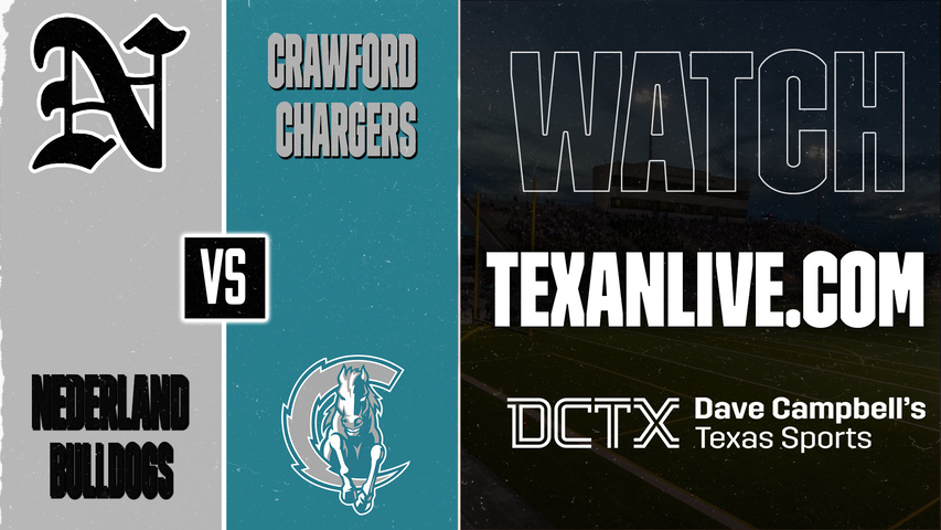 Nederland vs Fort Bend Crawford – 7:00 PM – 09/18/2026 – Football – Live from Hall Stadium