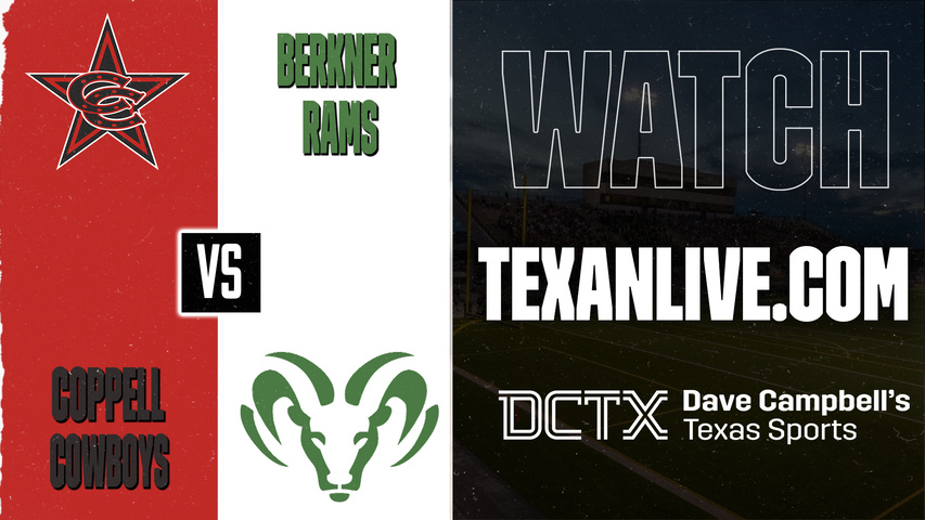 Coppell vs Berkner – 7:00 PM – 09/18/2026 – Football – Live from Ram Wildcat Stadium