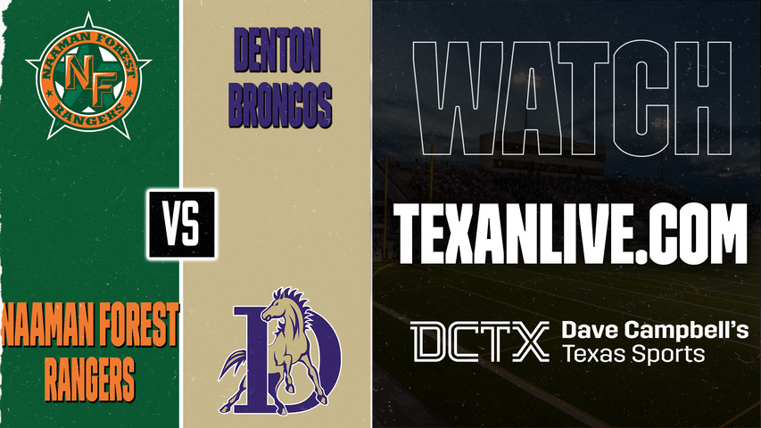 Garland Naaman Forest vs Denton – 7:00 PM – 09/18/2026 – Football – Live from CH Collins Athletic Complex