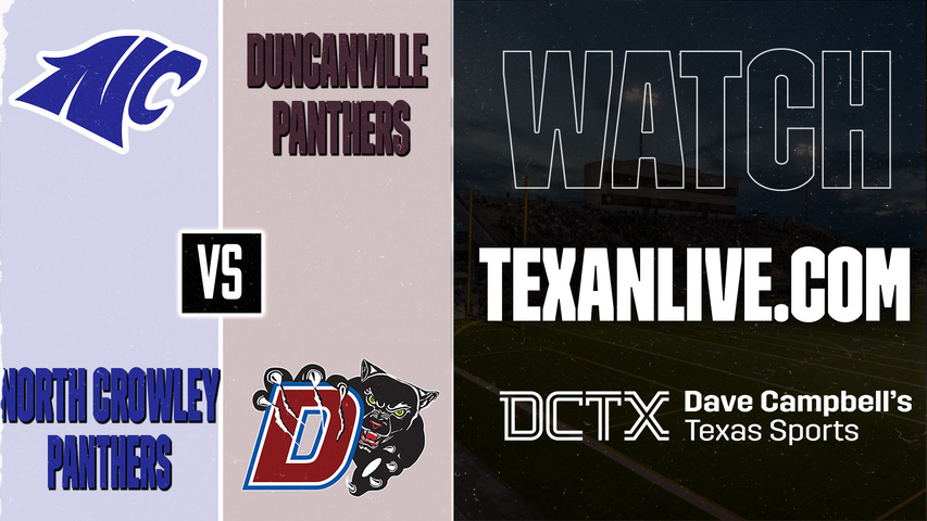 North Crowley vs Duncanville – 7:00 PM – 09/18/2026 – Football – Live from Panther Stadium