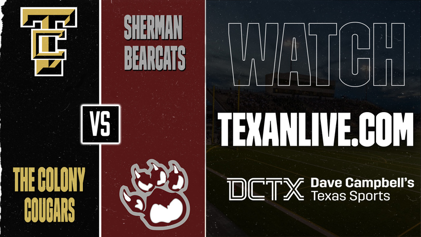 The Colony vs Sherman – 7:00 PM – 09/18/2026 – Football – Live from Hudspeth Athletic Complex