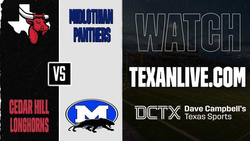 Cedar Hill vs Midlothian – 7:00 PM – 09/18/2026 – Football – Live from Midlothian ISD Stadium