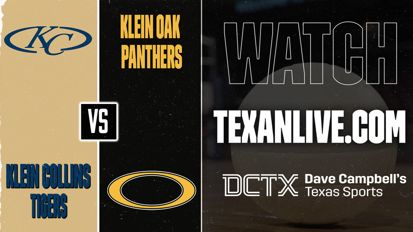 Klein Collins vs Klein Oak – 5:30 PM – 09/22/2026 – Volleyball – Live from Klein Oak High School