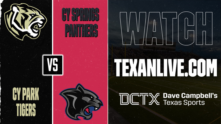 Cy Park vs Cy Springs – 6:30 PM – 09/24/2026 – Football – Live from CFFCU Stadium