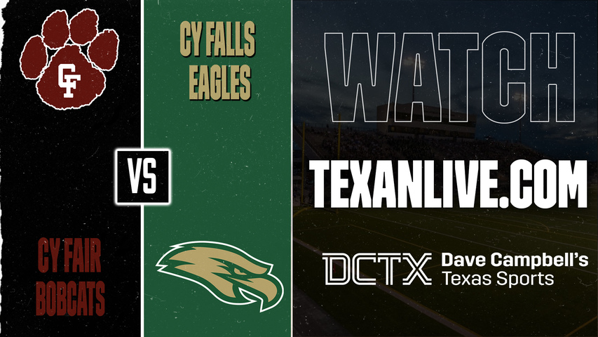 Cy-Fair vs Cy Falls – 6:30 PM – 09/24/2026 – Football – Live from Pridgeon Stadium