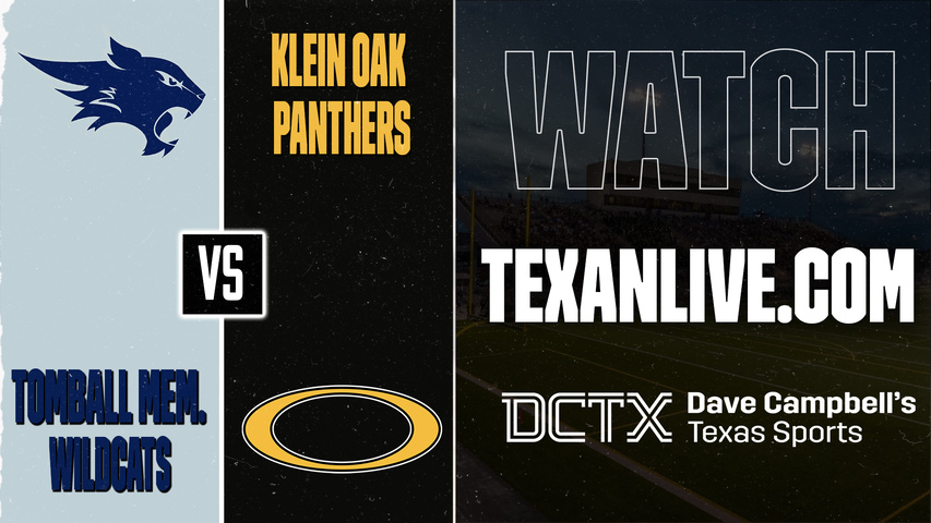 Tomball Memorial vs Klein Oak – 7:00 PM – 09/24/2026 – Football – Live from Klein Memorial Stadium
