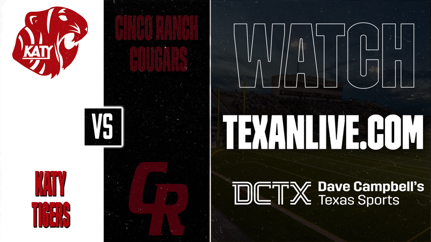 Katy vs Cinco Ranch – 7:00 PM – 09/25/2026 – Football – Live from Rhodes Stadium