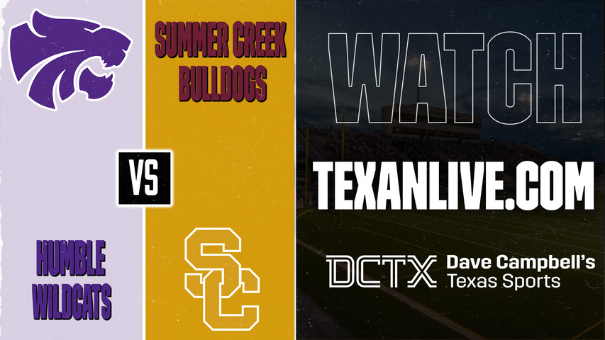 Humble vs Summer Creek – 7:00 PM – 09/25/2026 – Football – Live from Turner Stadium