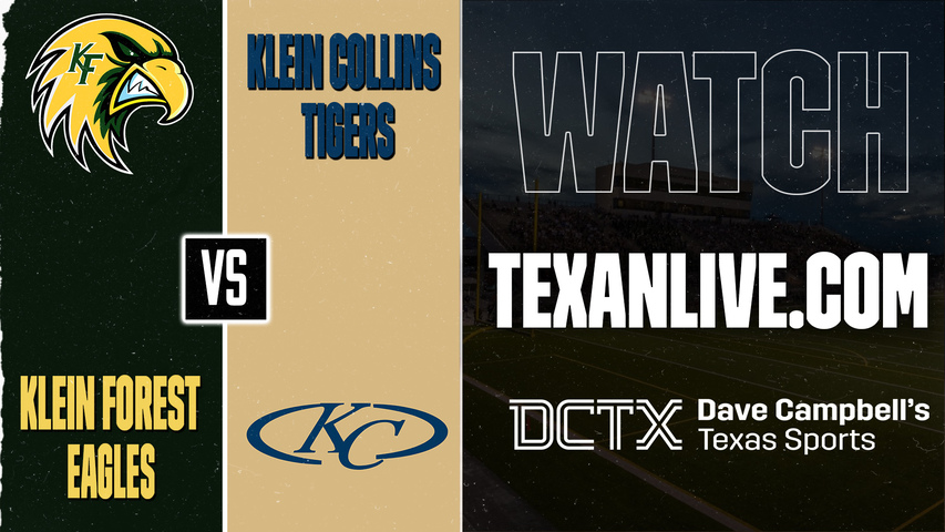 Klein Forest vs Klein Collins – 7:00 PM – 09/25/2026 – Football – Live from Klein Memorial Stadium