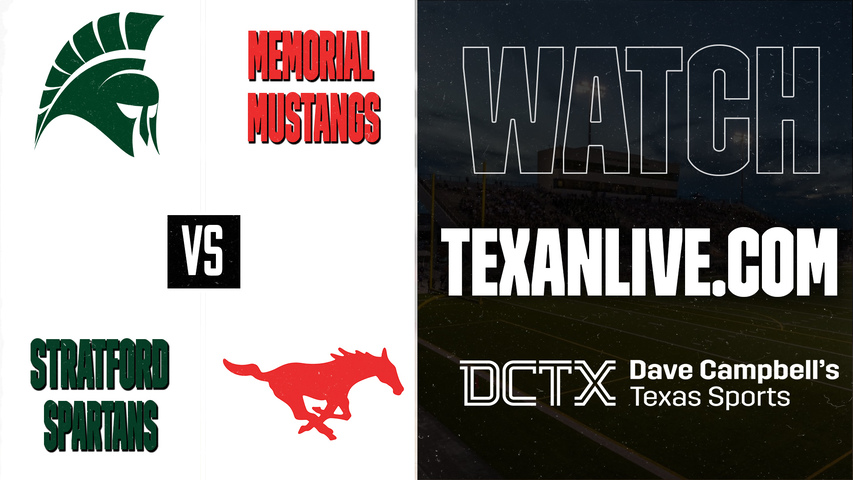 Stratford vs Memorial – 7:00 PM – 09/25/2026 – Football – Live from Tully Stadium