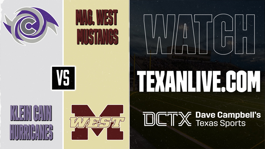 Klein Cain vs Magnolia West – 7:00 PM – 09/25/2026 – Football – Live from Mustang Stadium
