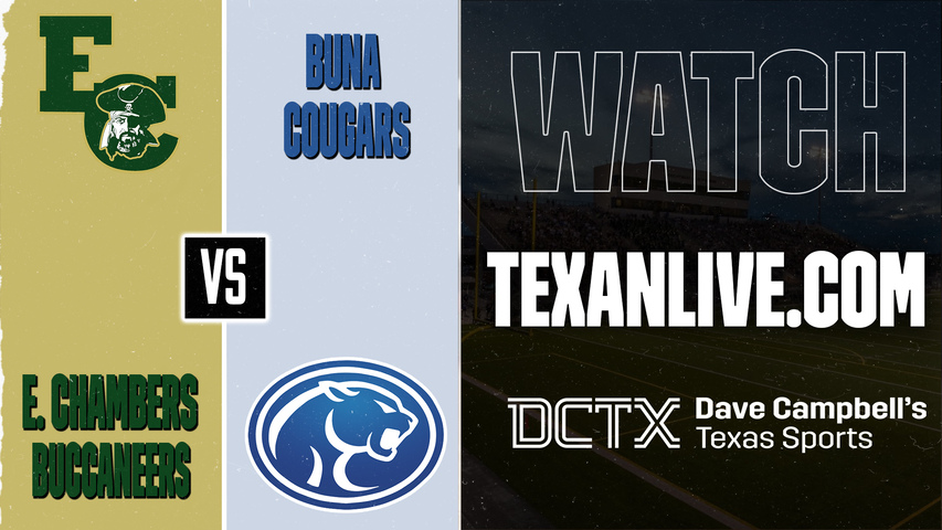 East Chambers vs Buna – 7:30 PM – 09/25/2026 – Football – Live from Cougar Stadium