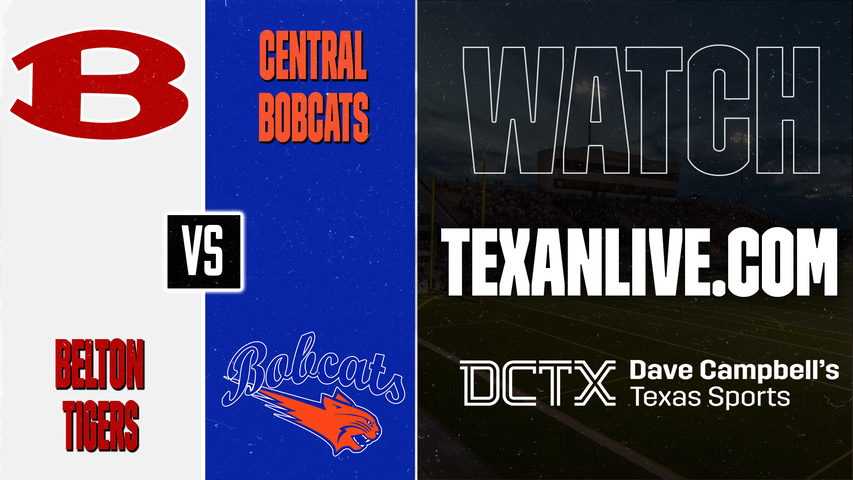 Belton vs San Angelo Central – 7:00 PM – 09/25/2026 – Football – Live from San Angelo Stadium