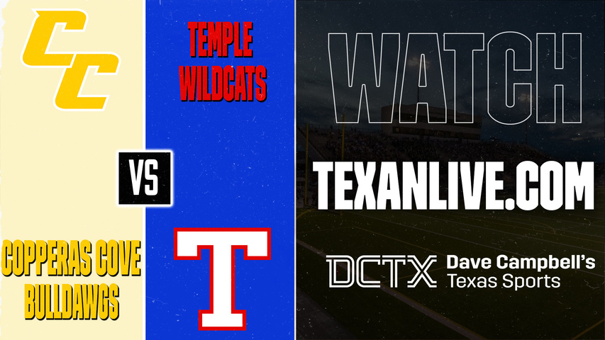 Copperas Cove vs Temple – 7:00 PM – 09/25/2026 – Football – Live from Wildcat Stadium