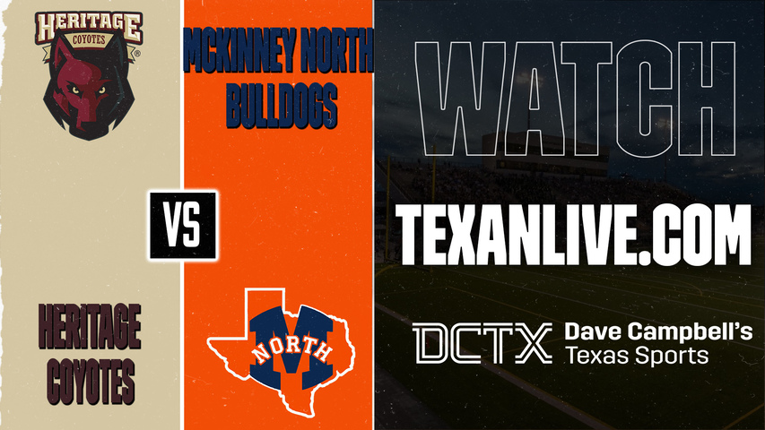 Frisco Heritage vs McKinney North – 7:00 PM – 09/25/2026 – Football – Live from Mckinney ISD Stadium