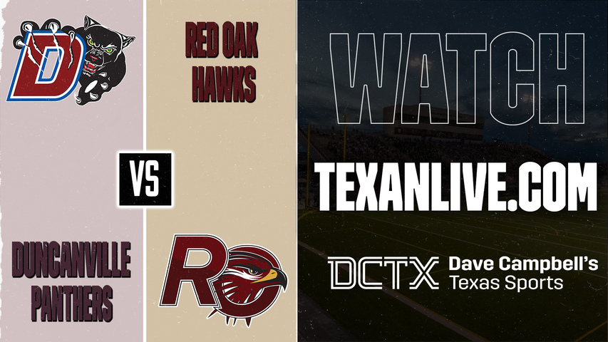 Duncanville vs Red Oak – 7:00 PM – 09/25/2026 – Football – Live from Humphrey Tiger Stadium