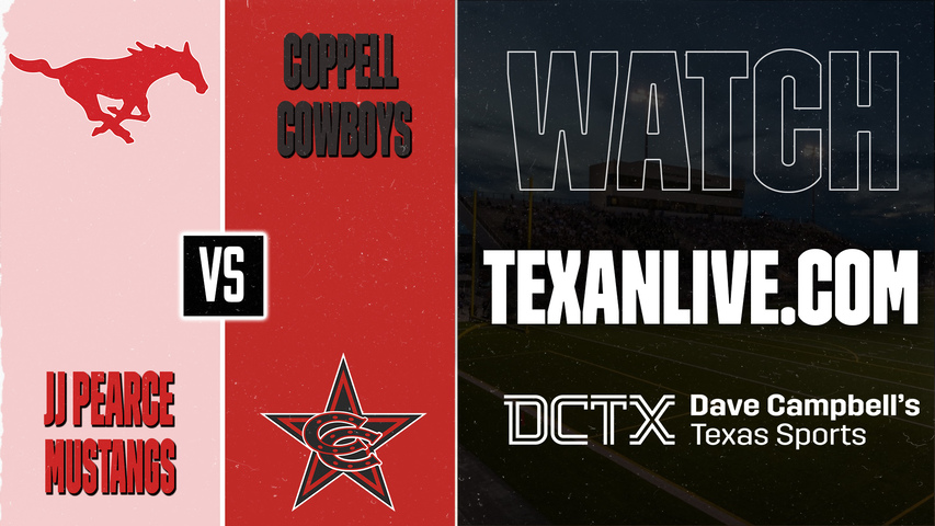 JJ Pearce vs Coppell – 7:00 PM – 09/25/2026 – Football – Live from Buddy Echols Field